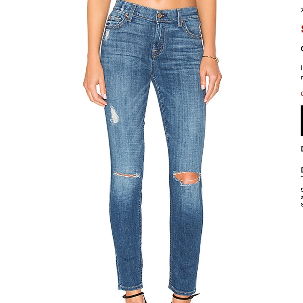 7 For All Mankind The Ankle Skinny - Picture 4 of 11
